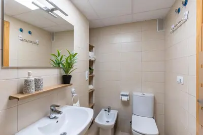 Un baño de Apartamento Mirador Playa Serena II R&R