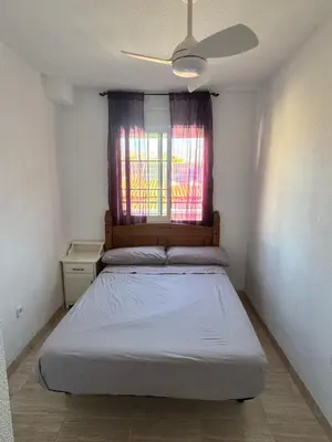 Cama o camas de una habitación en Brisa y Mar Aguadulce II
