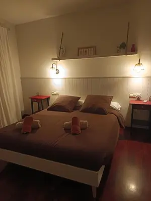 Cama o camas de una habitación en Casa La Vuelta