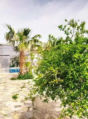 Jardín al aire libre en Cortijo El Pilón