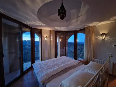 Cama o camas de una habitación en Casa Jacaranda