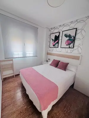Cama o camas de una habitación en PENSION NAVAS