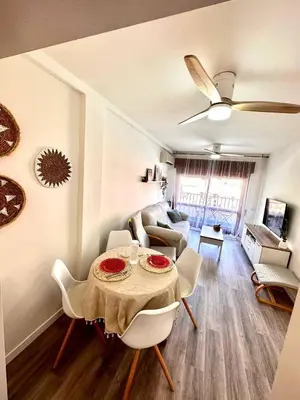 Una televisión o centro de entretenimiento en Apartamento Texas