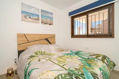 Cama o camas de una habitación en Tortuga Marina