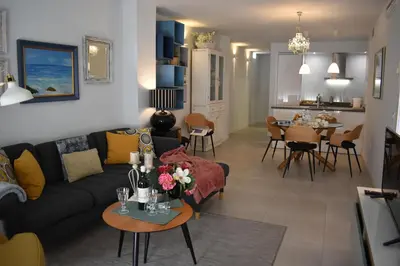 Zona de estar de Precioso piso en el centro de Almeria