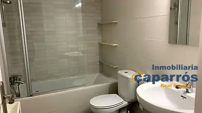 Un baño de Apartamento tres habitaciones Las Ventanicas - Mojácar Playa