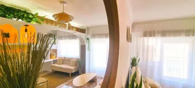 Zona de estar de WABI BEACH LUXURY HOUSE - Excelente Ubicacion!! Centro y Frente a Playa Colonia con Aire
