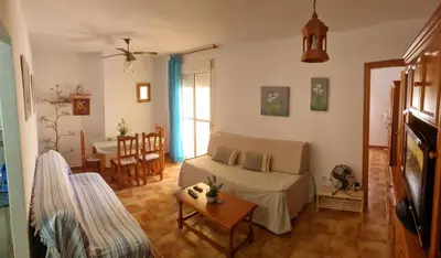 Cama o camas de una habitación en La casa de Paco y Lola