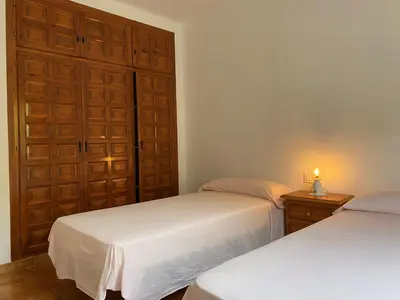 Cama o camas de una habitación en Mojácar Playa