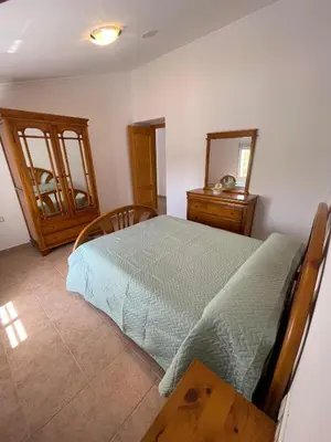 Cama o camas de una habitación en Casa Rural Las Cales