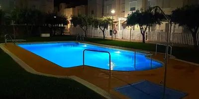 Piscina en o cerca de Dúplex en Vera a 200m de la Playa