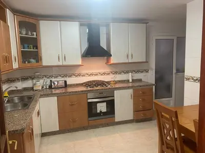 Una cocina o zona de cocina en Adra apartment 2nd line to sea