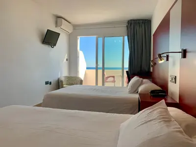 Cama o camas de una habitación en Hospedium Hotel Continental