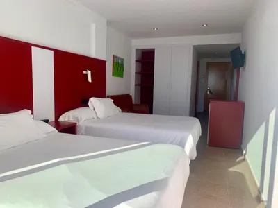 Cama o camas de una habitación en Hospedium Hotel Continental