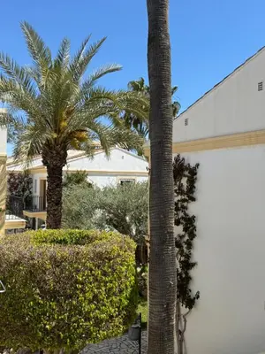 Jardín al aire libre en Duplex Olimp Vera Costa