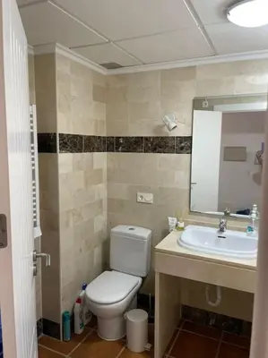 Un baño de Peaceful Apartment in the Spirit of Mojacar