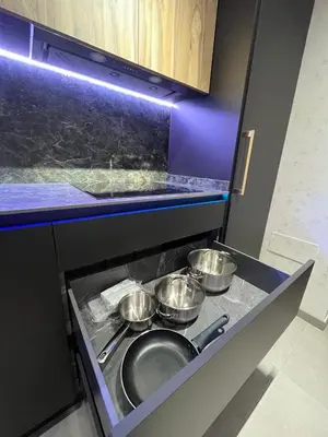 Una cocina o zona de cocina en Lujo en el centro con parking privado 1