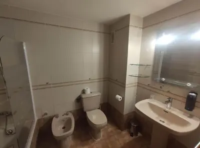 Un baño de Roquetas Costa