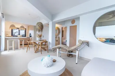 Zona de estar de Casa la Calita - San José
