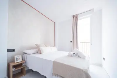 Cama o camas de una habitación en Expoholidays - Ático Cartagena 7