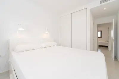 Cama o camas de una habitación en Claro que si