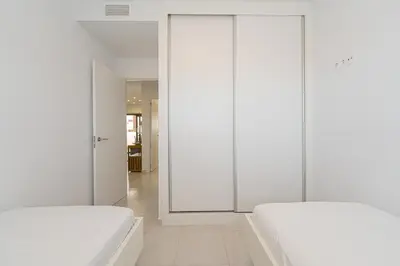 Cama o camas de una habitación en Claro que si
