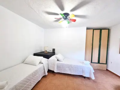 Cama o camas de una habitación en Oasis en la Montaña- By Aloha Palma