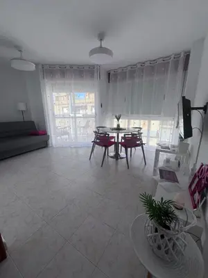 Zona de estar de Tiburón Suite