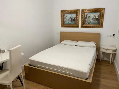 Cama o camas de una habitación en Almeria Centro