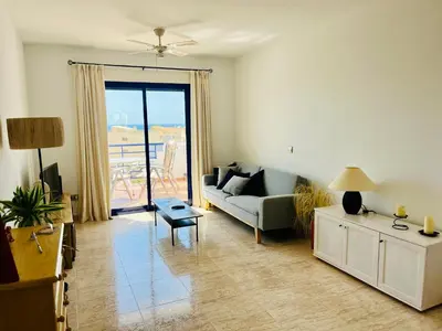 Zona de estar de Apartamento Perla Playa