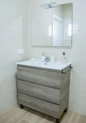 Un baño de MojacarProperty, Casa Ginés 1ª Línea de Playa