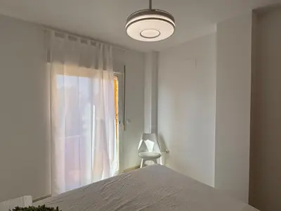 Cama o camas de una habitación en El Faro Puerto Rey - Vera Playa