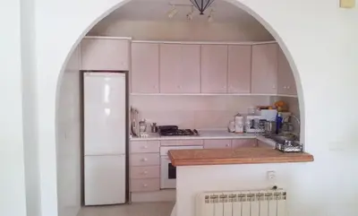Una cocina o zona de cocina en Bonitas vistas al mar y a la montaña