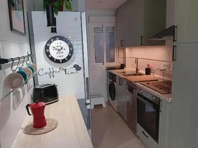Una cocina o zona de cocina en Apartamento en Águilas