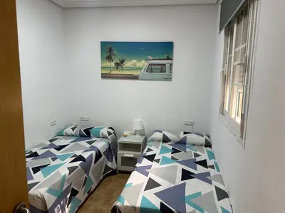 Cama o camas de una habitación en Casa Ciudad Jardín