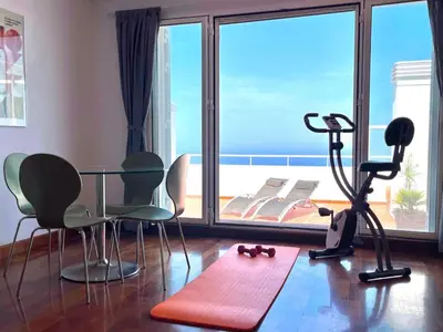 Gimnasio o instalaciones de fitness de Penthouse apartment - Mojacar Pueblo - 1 Bedroom - Sleeps 2 - R105
