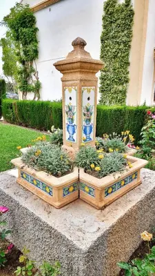 Jardín al aire libre en Apartamento Sol y Mar