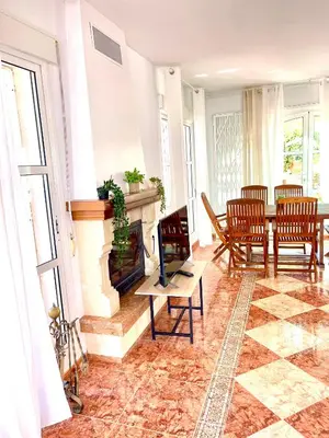Zona de estar de Villa Garriga