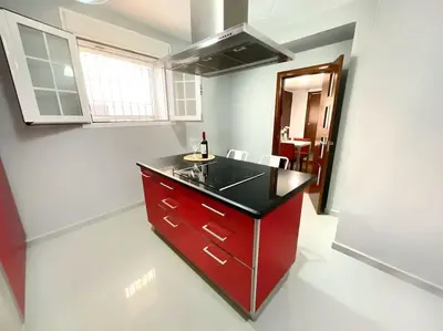 Una cocina o zona de cocina en Casa de la lonja Fondón