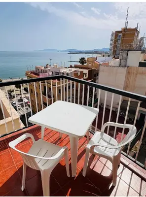 Un balcón o terraza de Apartamento Lebeche