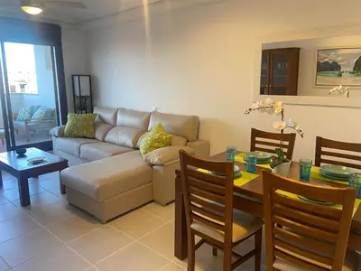Zona de estar de Precioso Apartamento en Vera Playa