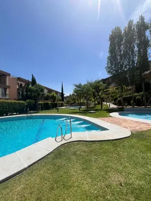 Piscina en o cerca de Apartamento Aloe 2 con terraza vistas al mar, Valle Del Este golf