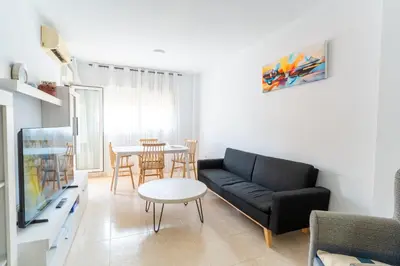 Zona de estar de Trendyhomes Aguadulce Beach, WIFI - aire acondidionado - piscina de temporada