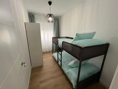 Cama o camas de una habitación en Apartamento San Antonio