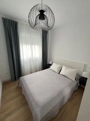Cama o camas de una habitación en Apartamento San Antonio