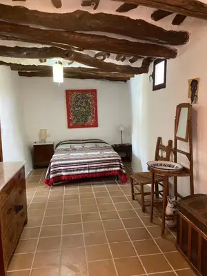 Cama o camas de una habitación en La Fuente del Paraiso