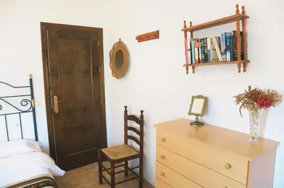 Cama o camas de una habitación en Apartamento en Bérchules