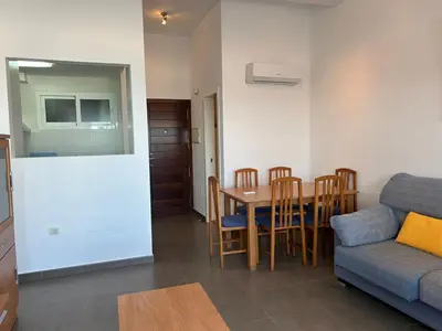 Zona de estar de Candela 57 Dúplex con terraza y piscina