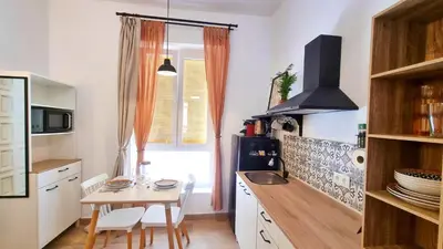 Una cocina o zona de cocina en Rincón céntrico con encanto By Aloha Palma