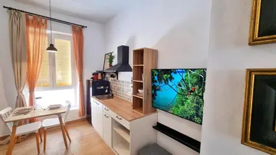 Una cocina o zona de cocina en Rincón céntrico con encanto By Aloha Palma